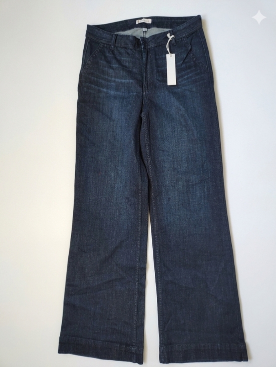 Sigerson Morrison Denim - Nwt Morrison The Confidant Dark Wash Straight Leg Jeans - Navy Blue
